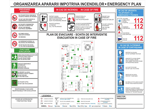 Plan de evacuare